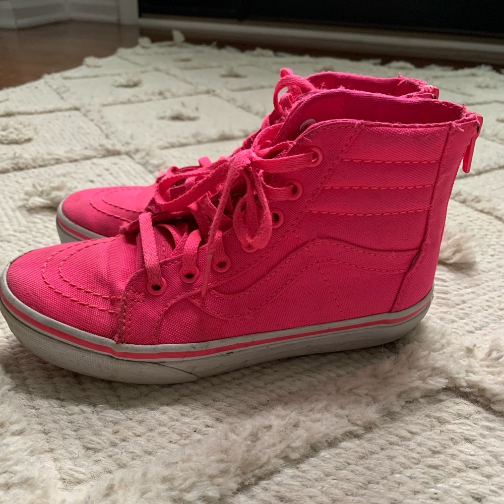 Hot Pink girls vans